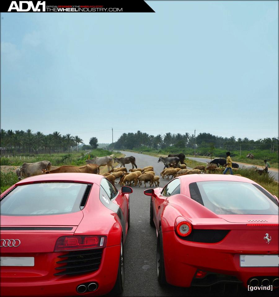  Ferrari 458 Italia on ADV.1 Wheels (ADV7TSSL) 2015 года  (фото 4 из 16)